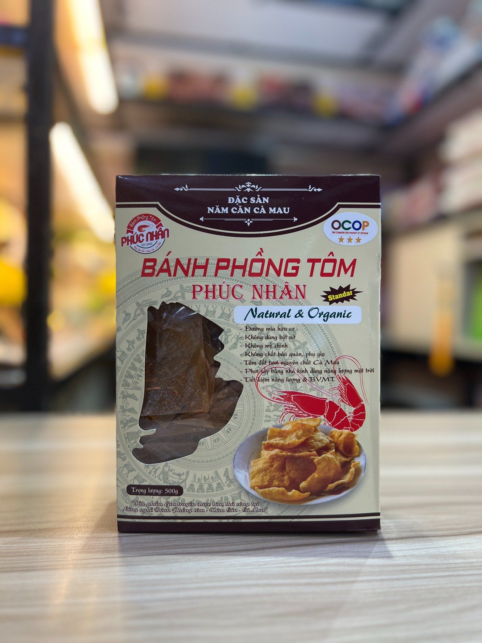 banh phong tom ca mau hieu phuc nhan hop giay 500g