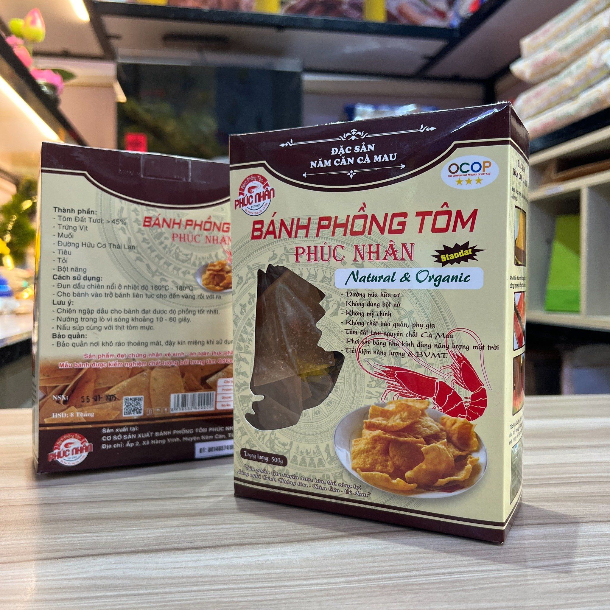 banh phong tom ca mau hieu phuc nhan hop giay 500g