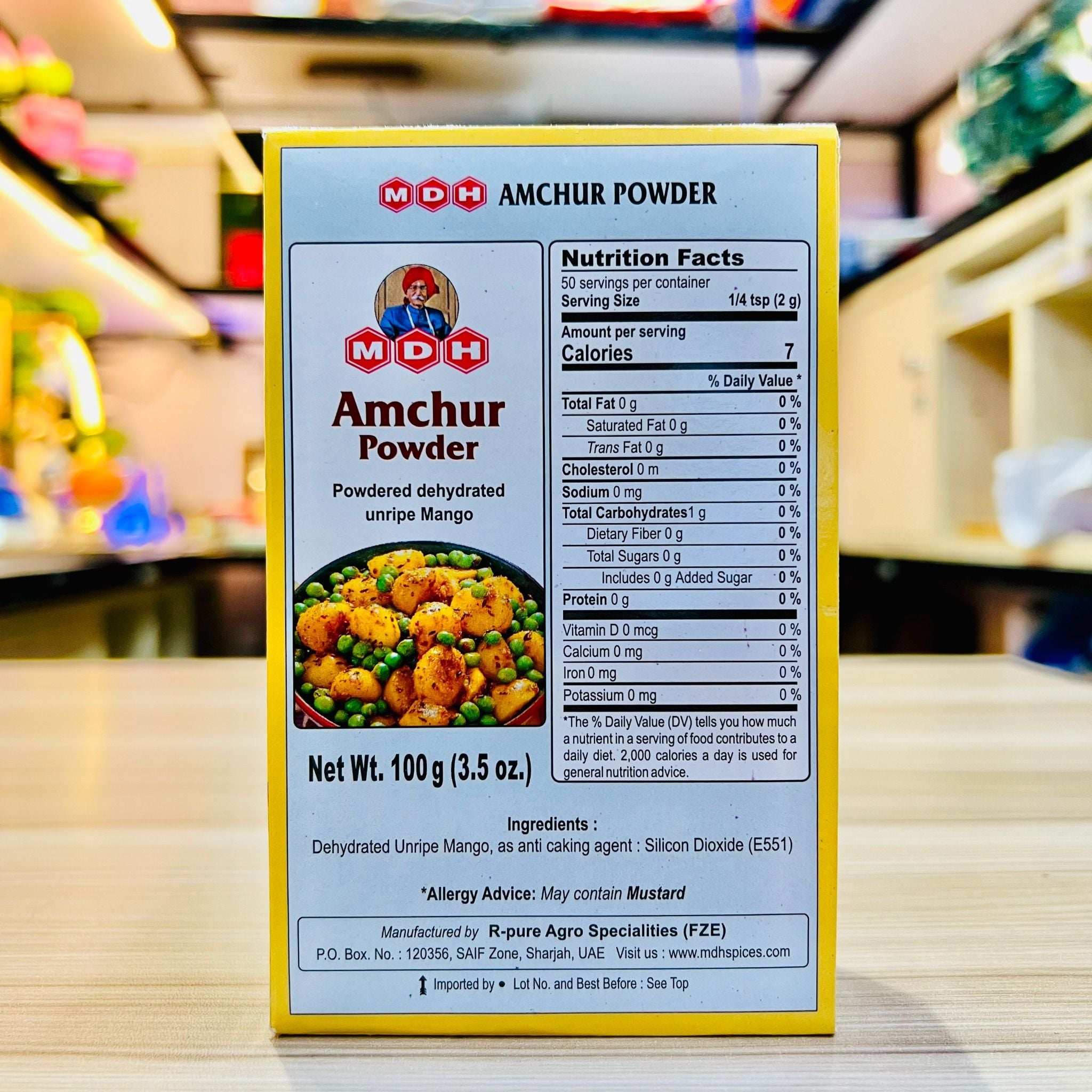 bot xoai an do mdh amchur powder 100gr