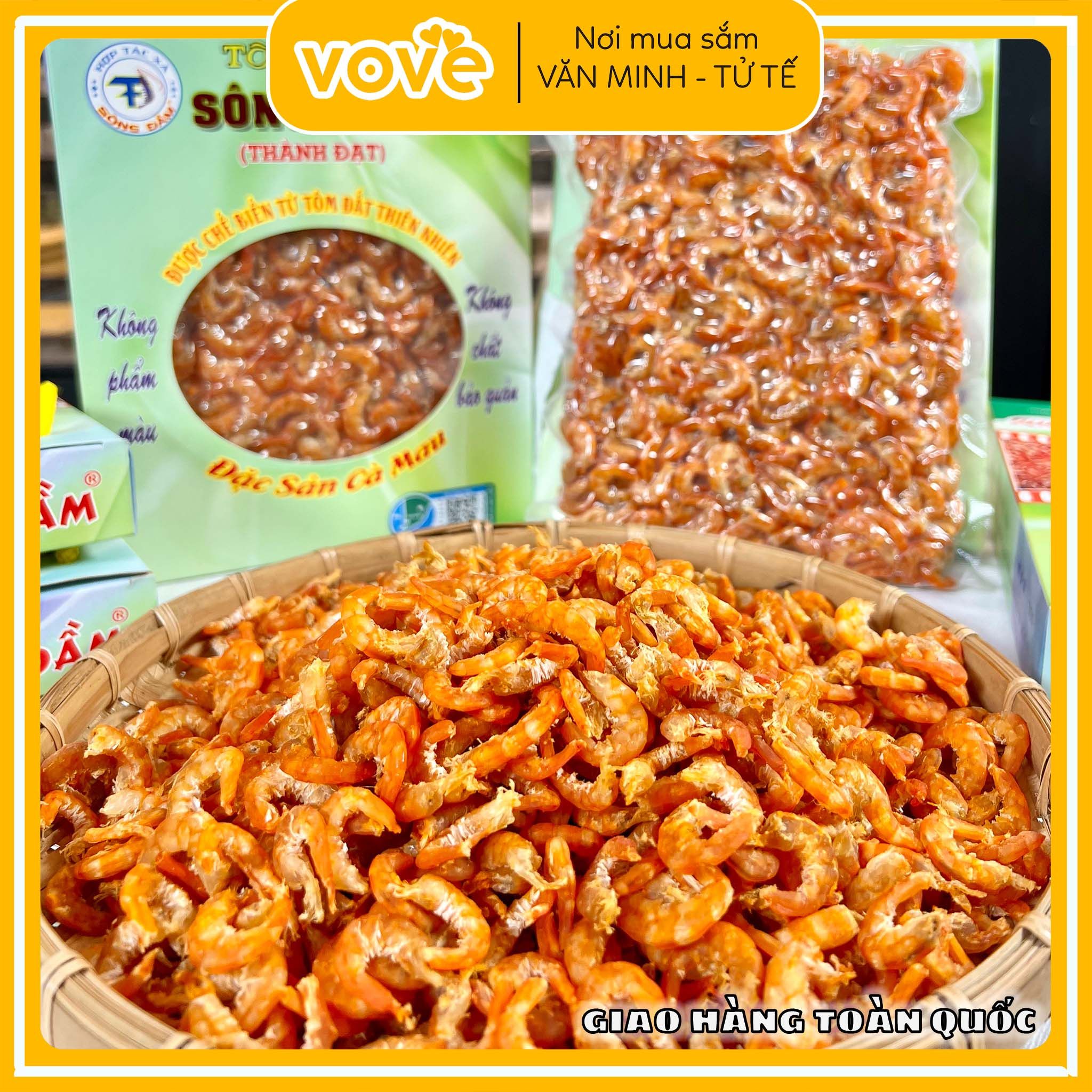 tom kho dat ca mau thien nhien loai 1 250gr