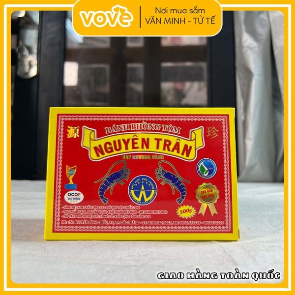 Bánh phồng tôm Sóc Trăng đặc sản truyền thống, giòn tan, vị tôm đậm đà