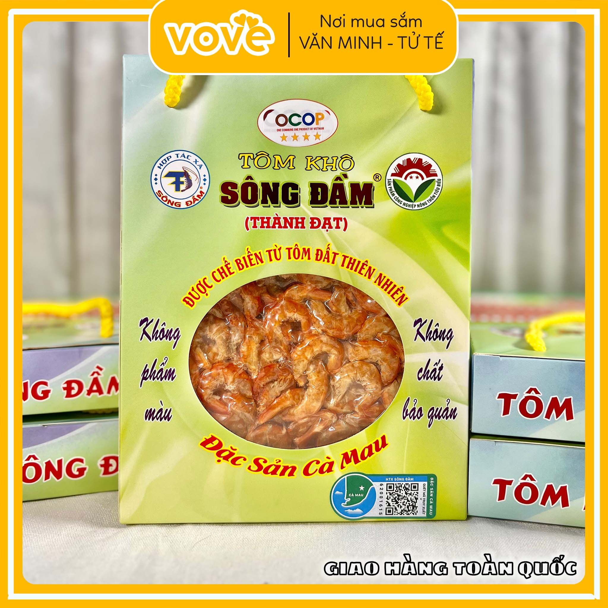 tom kho ca mau thien nhien loai dac biet 250gr