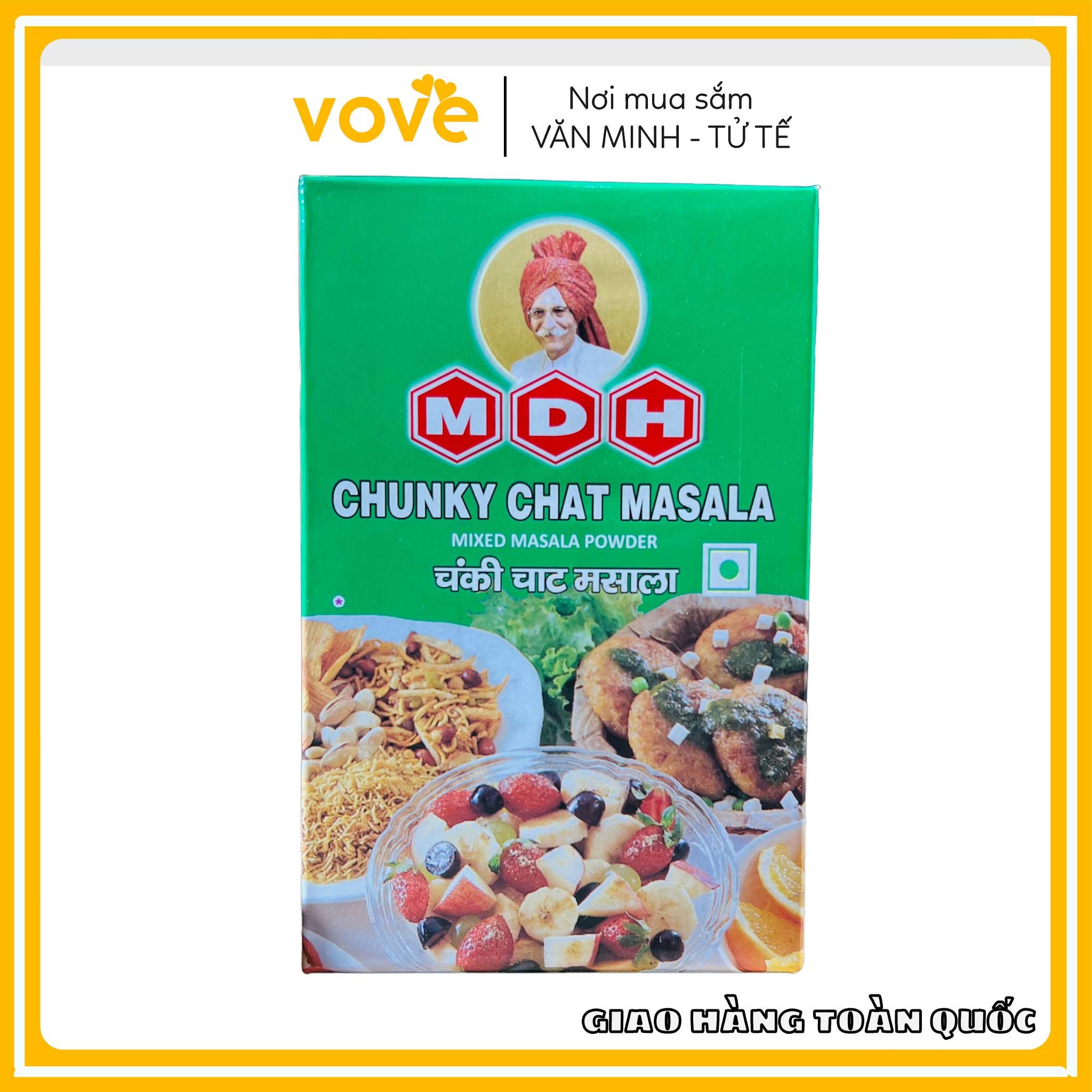 bot gia vi goi banh man an do mdh chunky chat for salads savouries 100gr