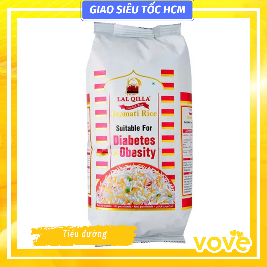 gao tieu duong an do lal qilla low gi basmati rice for diabetes obesity 1kg