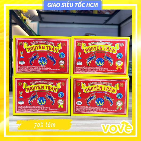 Túi bánh phồng tôm Sóc Trăng hút chân không, thích hợp làm quà biếu đặc sản
