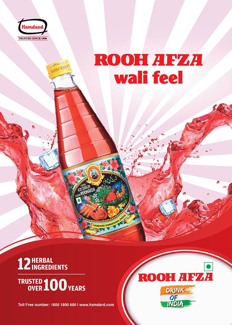 si ro hoa hong an do hamdard dawakhana roohafza rose syrup 750ml