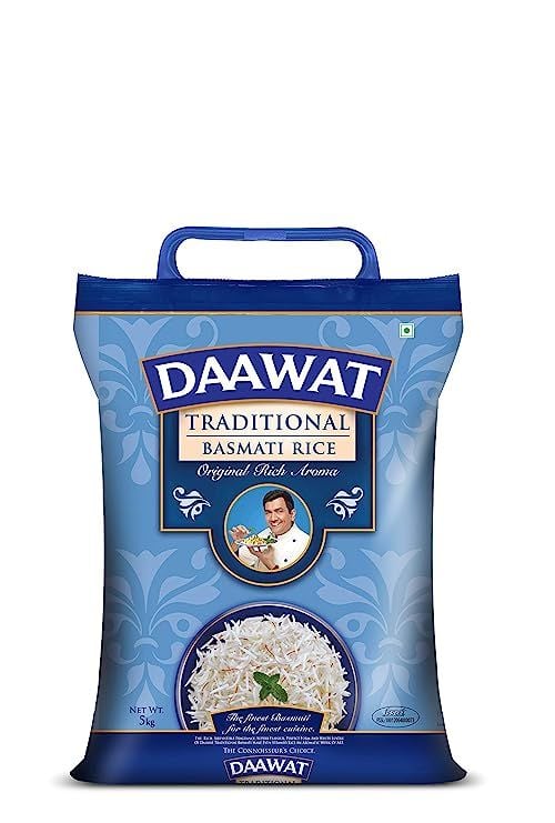 gao hat dai an do truyen thong daawat traditional basmati rice phu hop nguoi tieu duong an kieng 5kg