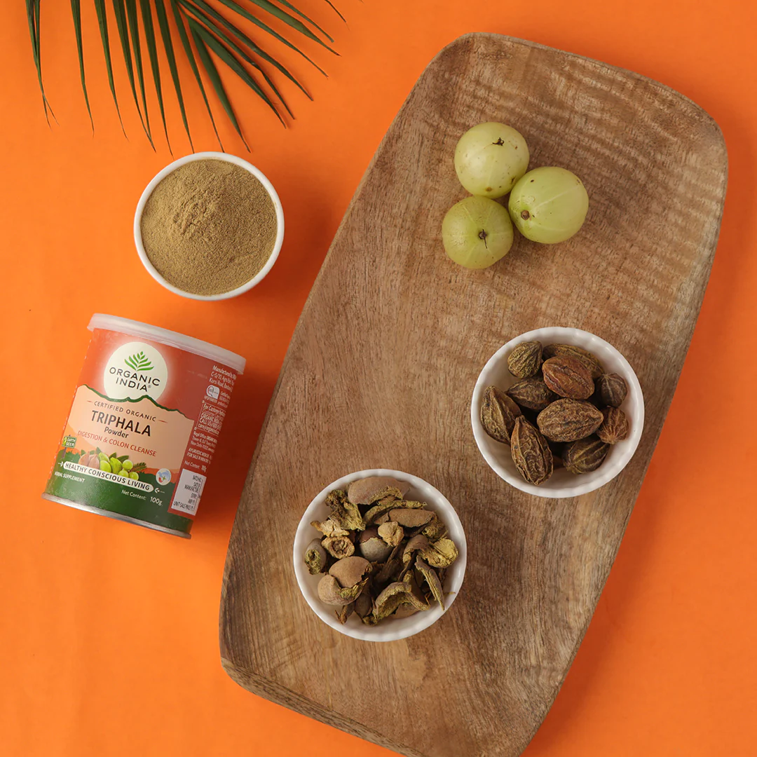 bot triphala huu co an do india organic triphala powder