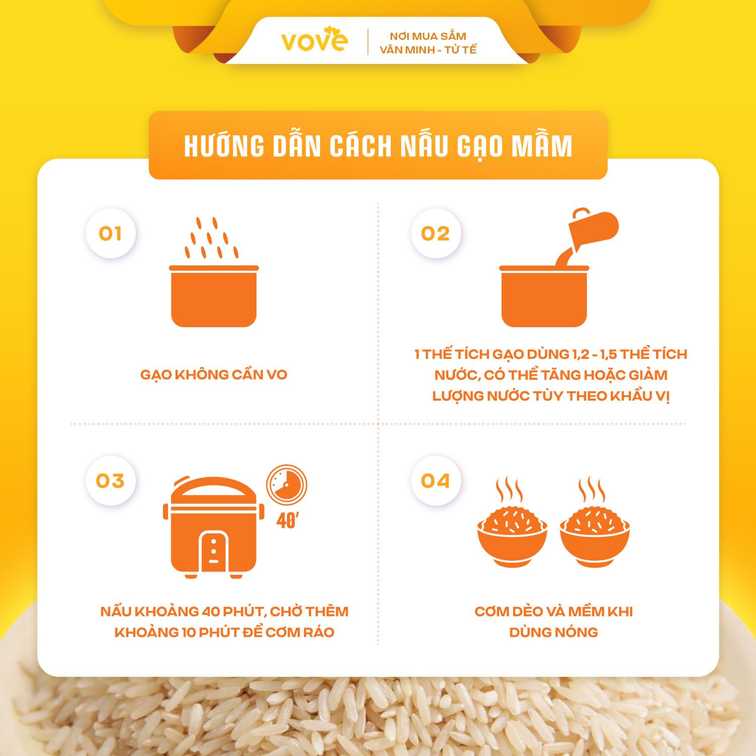 bo dung thu gao mam tieu duong vibigaba 2 loai 2kg