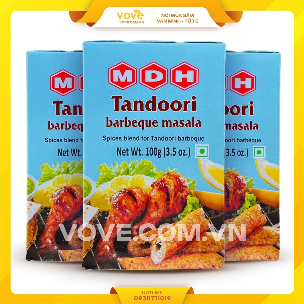 Bột gia vị Nướng Ấn Độ MDH Tandoori Barbeque Masala100gr