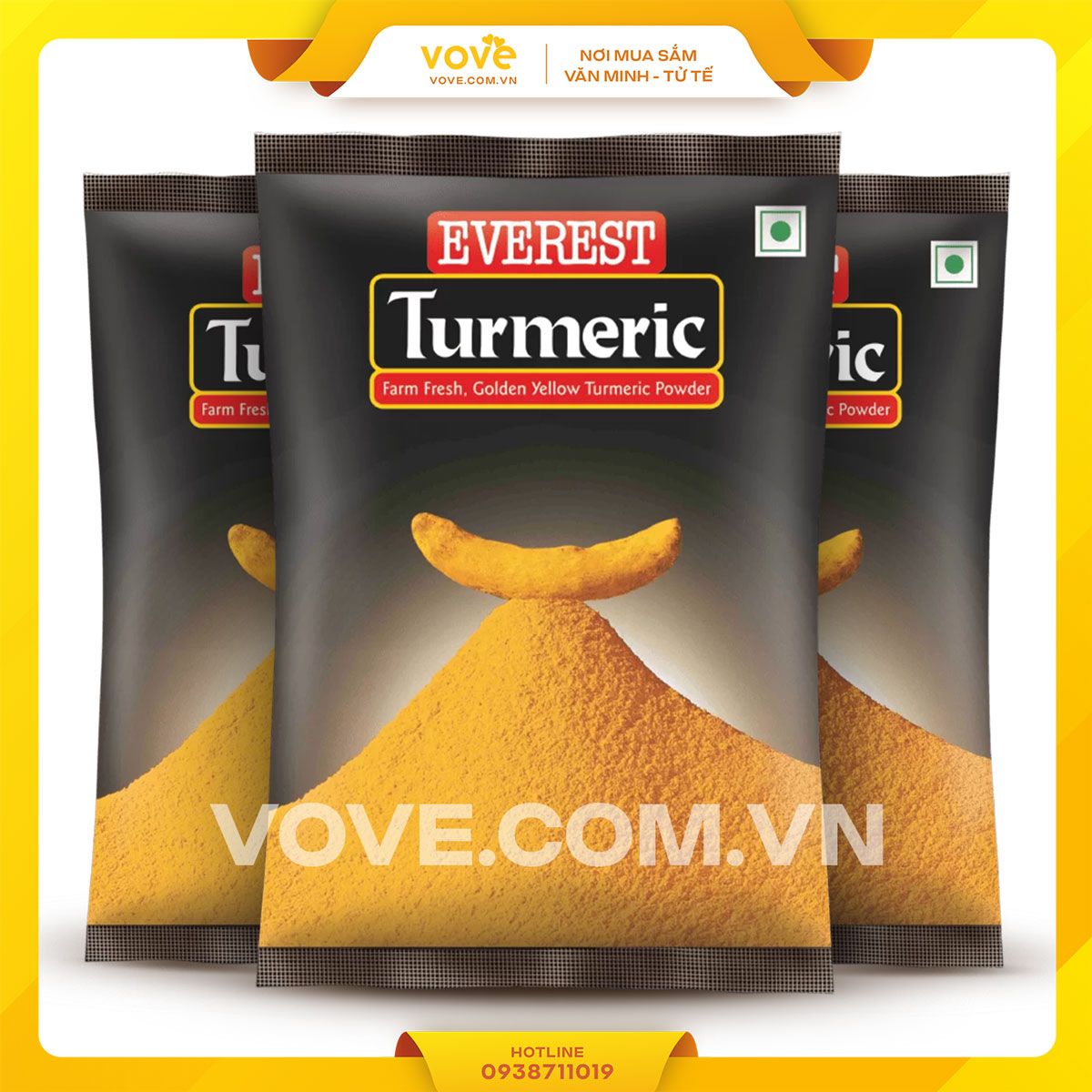 bot nghe an do everest tumeric powder 100gr