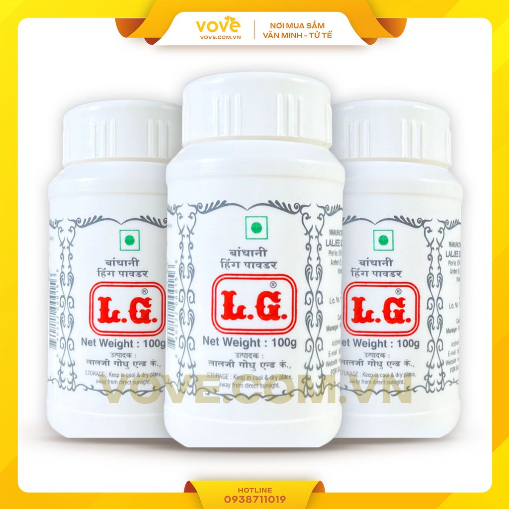 Bột A Ngùy/ A Quỳ/ Hưng Cừ Ấn Độ LG Hing Compounded Asapoetida Powder 100gr