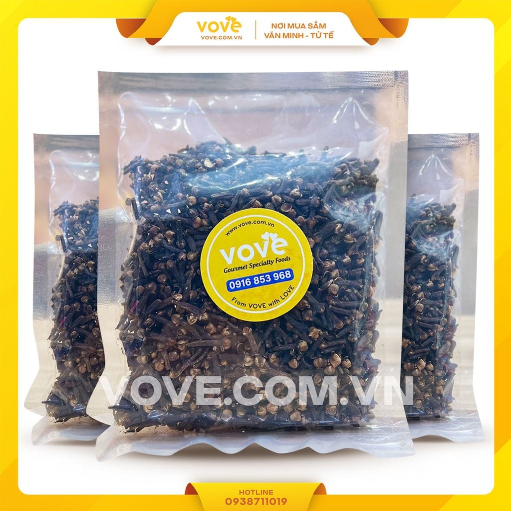 Hạt đinh hương Ấn Độ (Clove) 100gr - 500gr