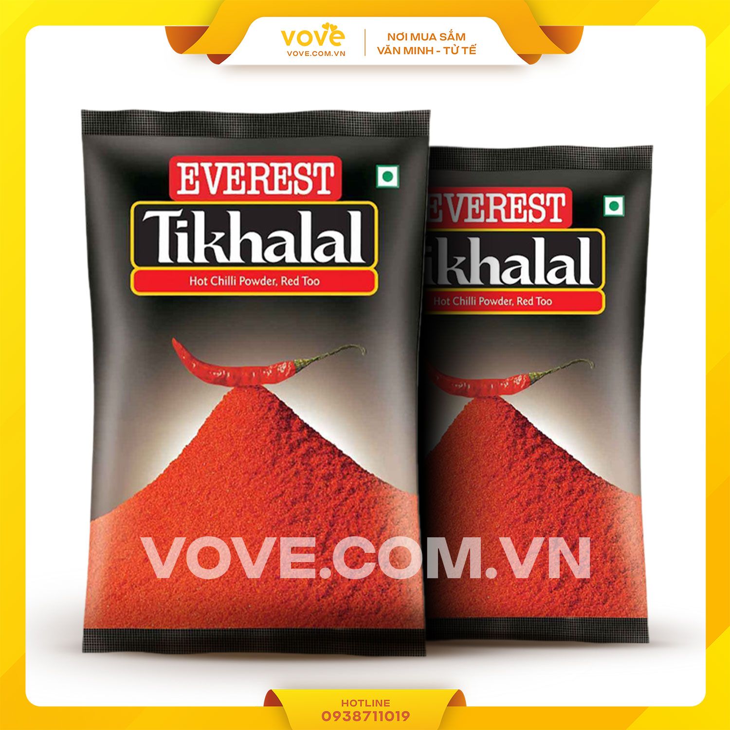 bot ot an do everest tikhalal hot red chilli powder 500gr