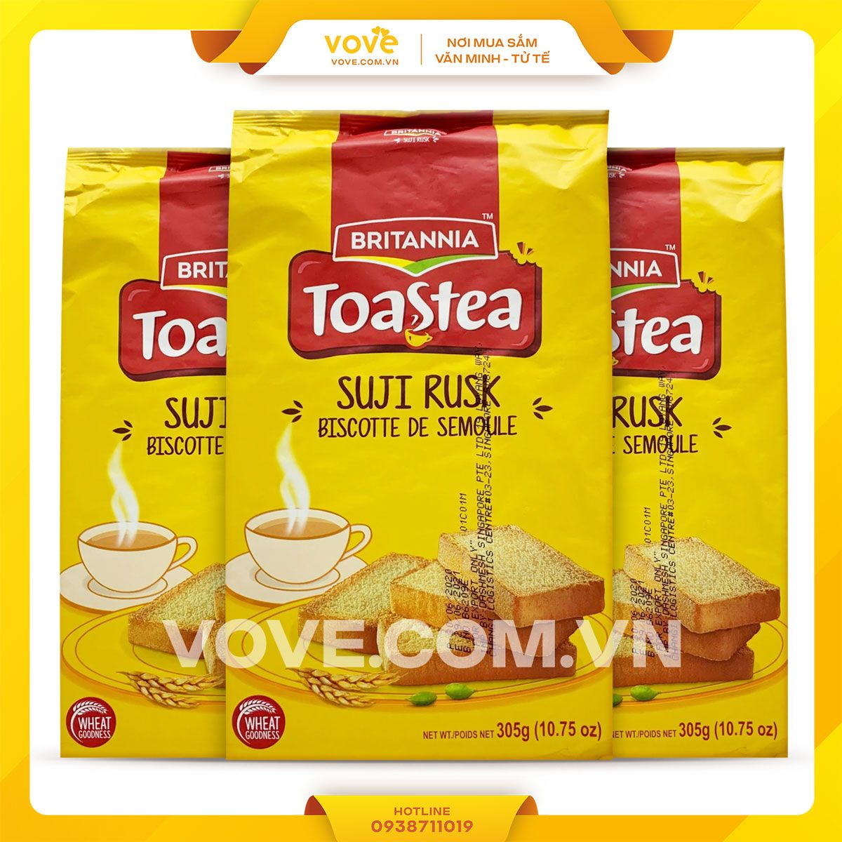 banh my nuong an do britannia suji rusk 305gr