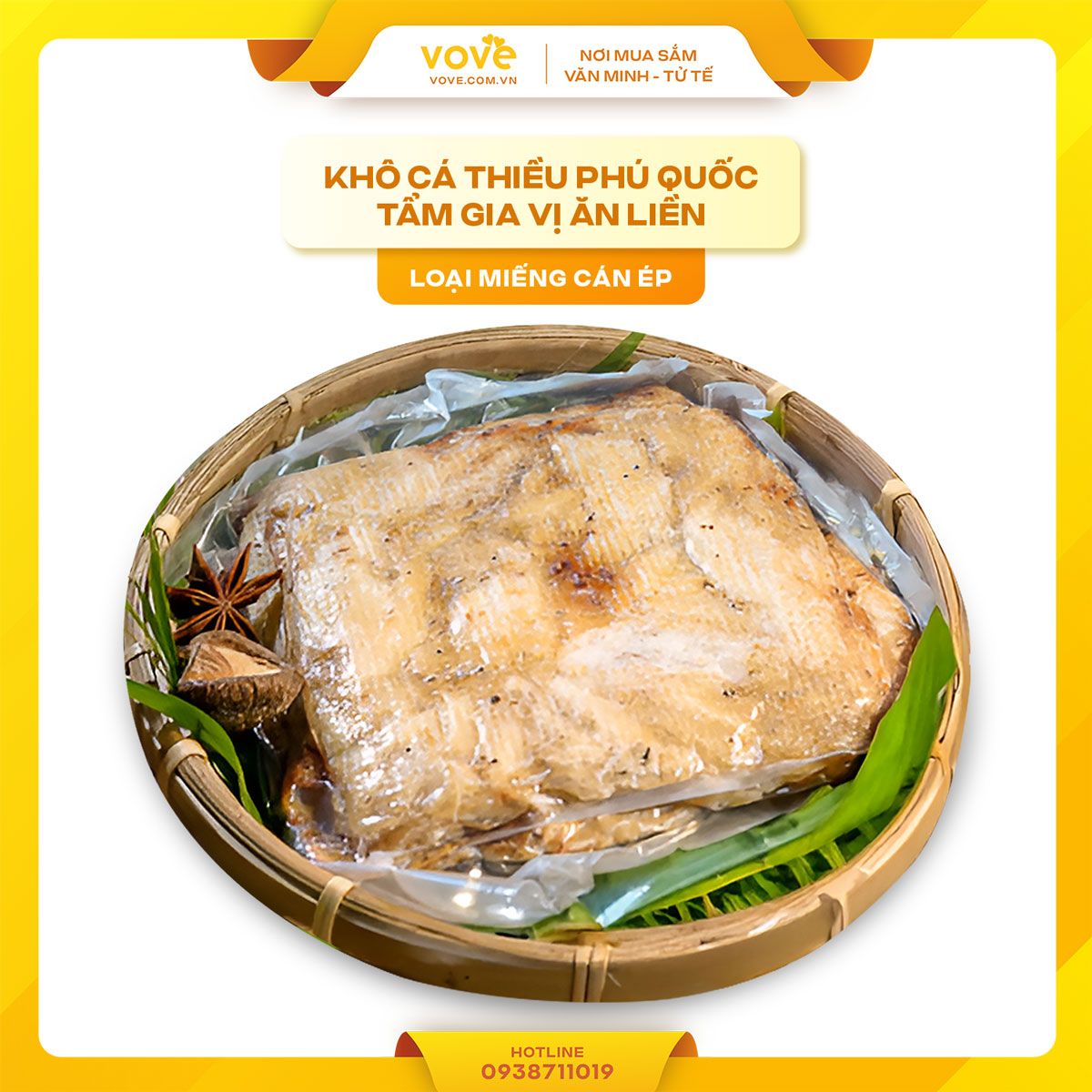 kho ca thieu phu quoc tam gia vi an lien loai mieng can ep 500gr