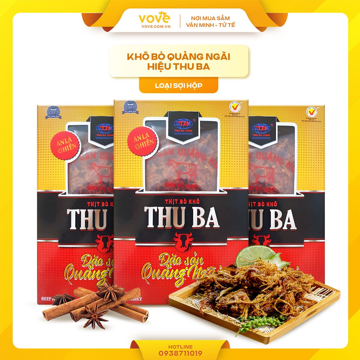 kho bo quang ngai hieu thu ba loai soi hop 250gr
