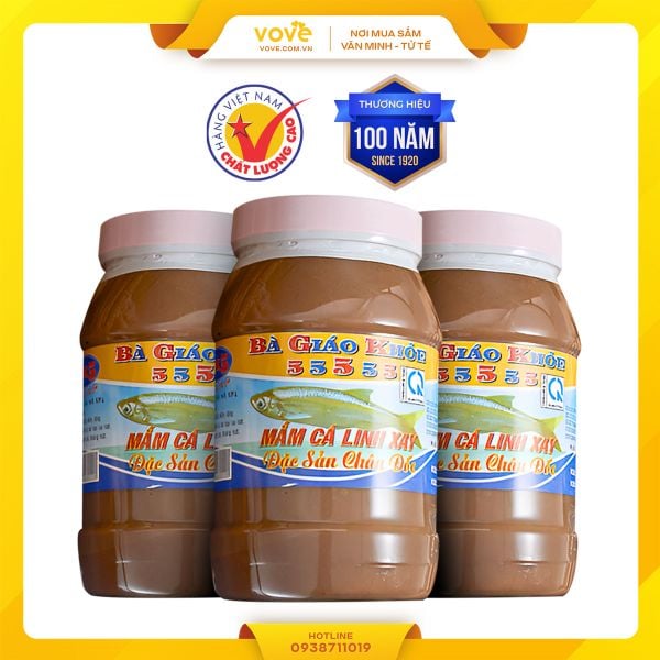 mắm cá linh xay hiệu bà giáo khỏe nấu lẫu mắm