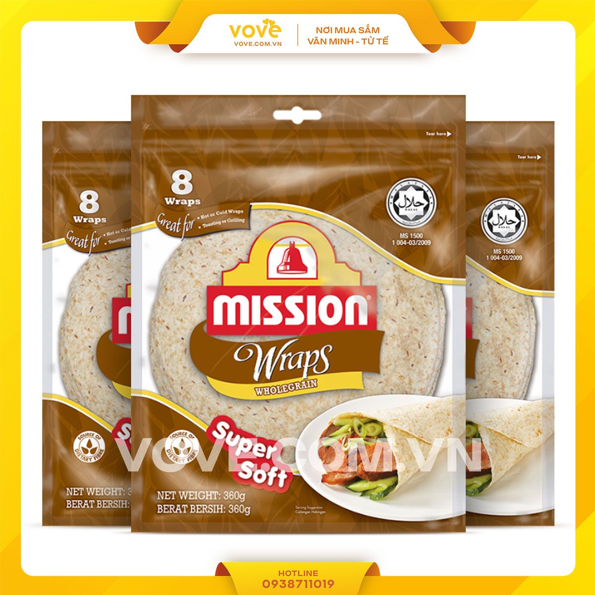 banh roti an do vi ngu coc nguyen cam misson wraps wholegrain 8 pics 360gr goi