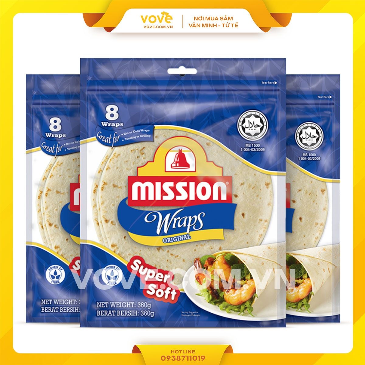 banh roti an do vi truyen thong misson wraps original 8 pics 360gr goi