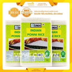 gao hat ngan nho xiu an do singh ponni rice 1kg