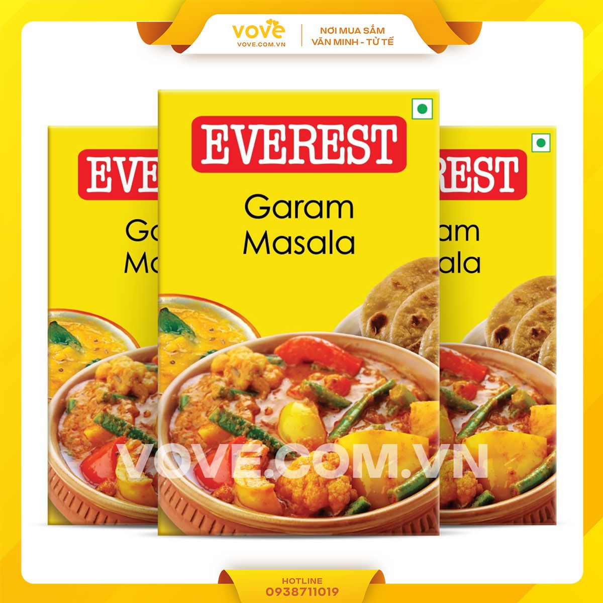 bot gia vi garam masala everest 100g