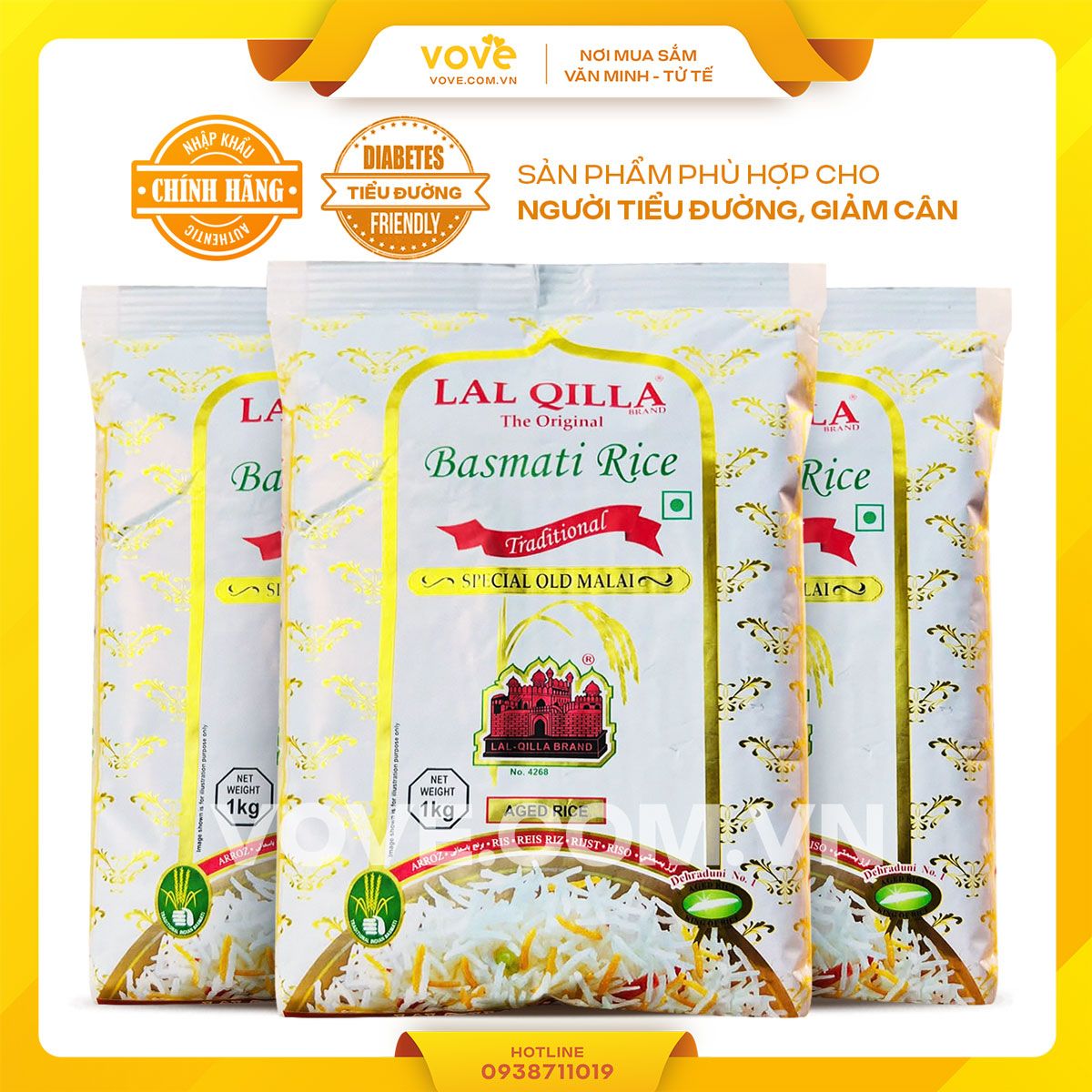 tong hop gao basmati an do danh cho nguoi tieu duong tui 1kg