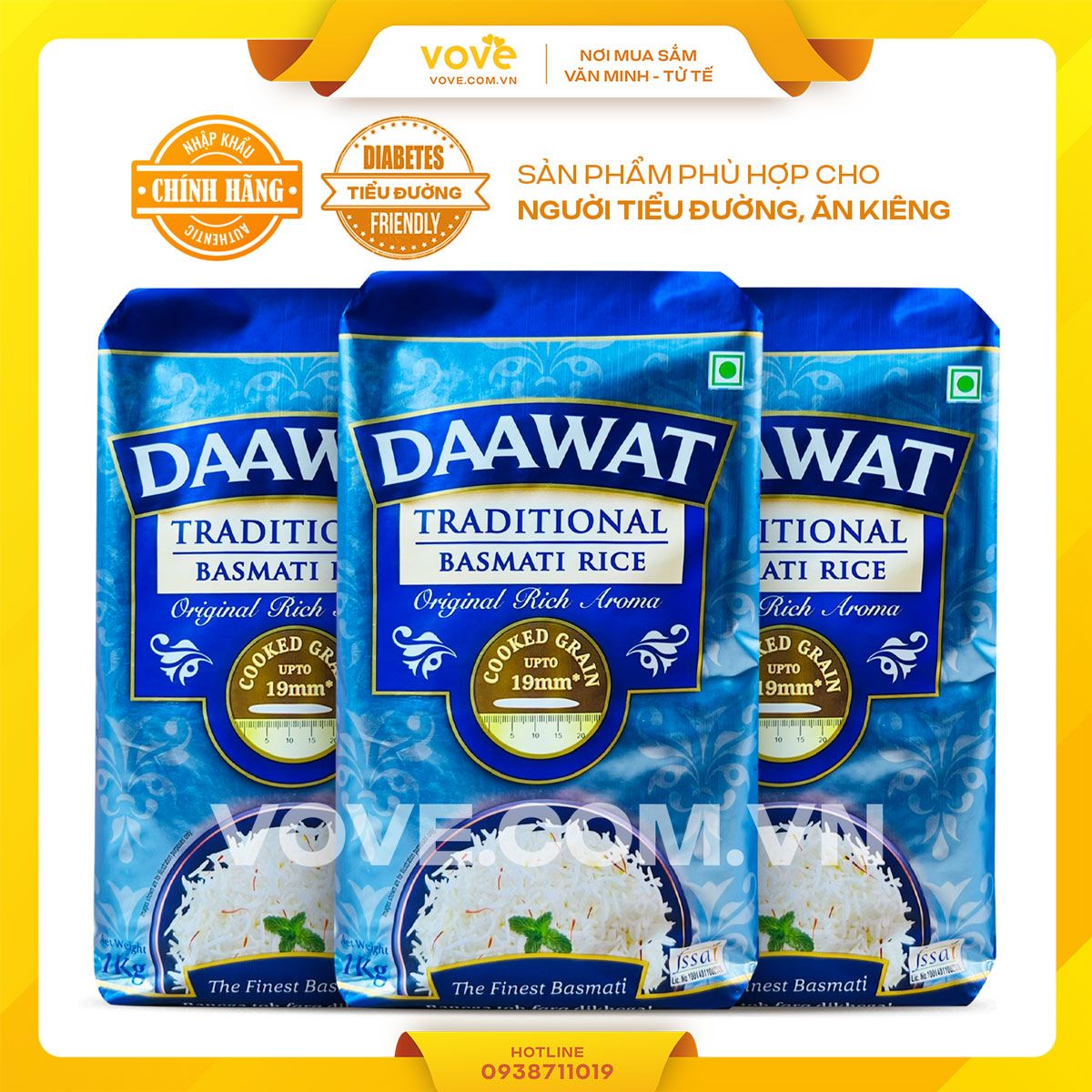 tong hop gao basmati an do danh cho nguoi tieu duong tui 1kg
