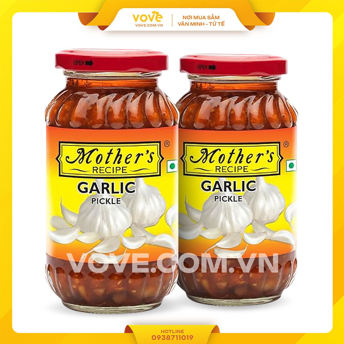 toi ngam chua an do mothers garlic pickle 400gr