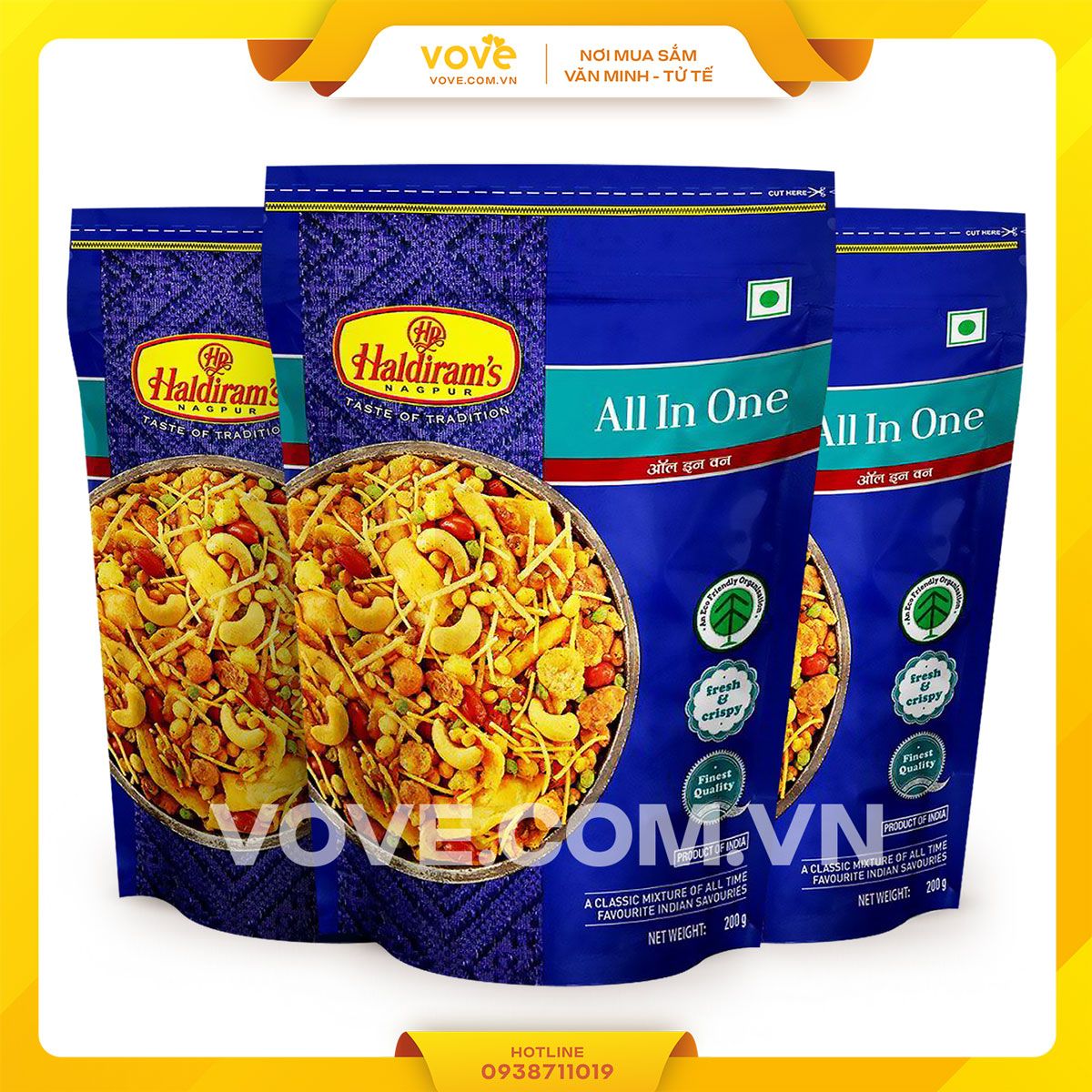 banh snack an lien an do haldirams all in one 200gr