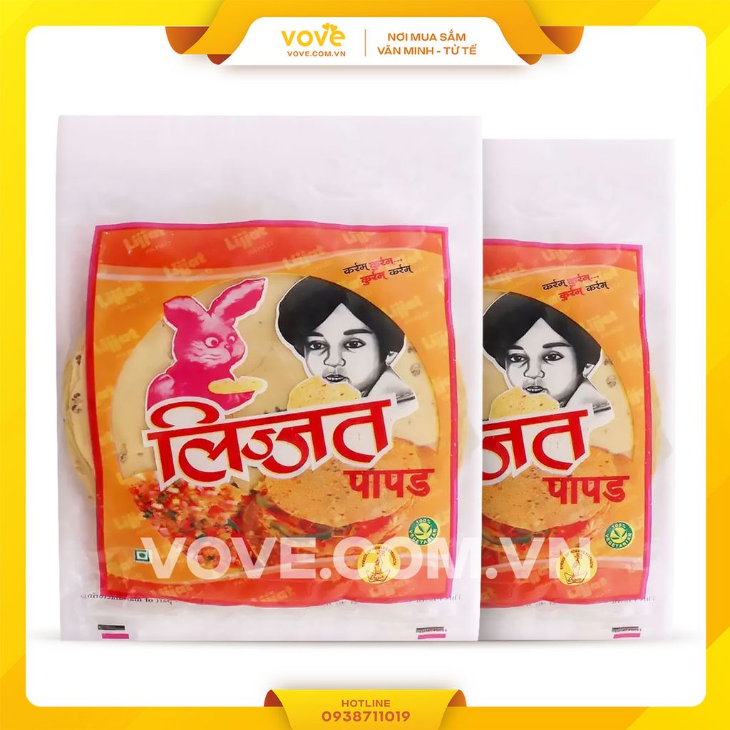 Bánh tráng Papad LIJIAT Punjabi Masala Papad