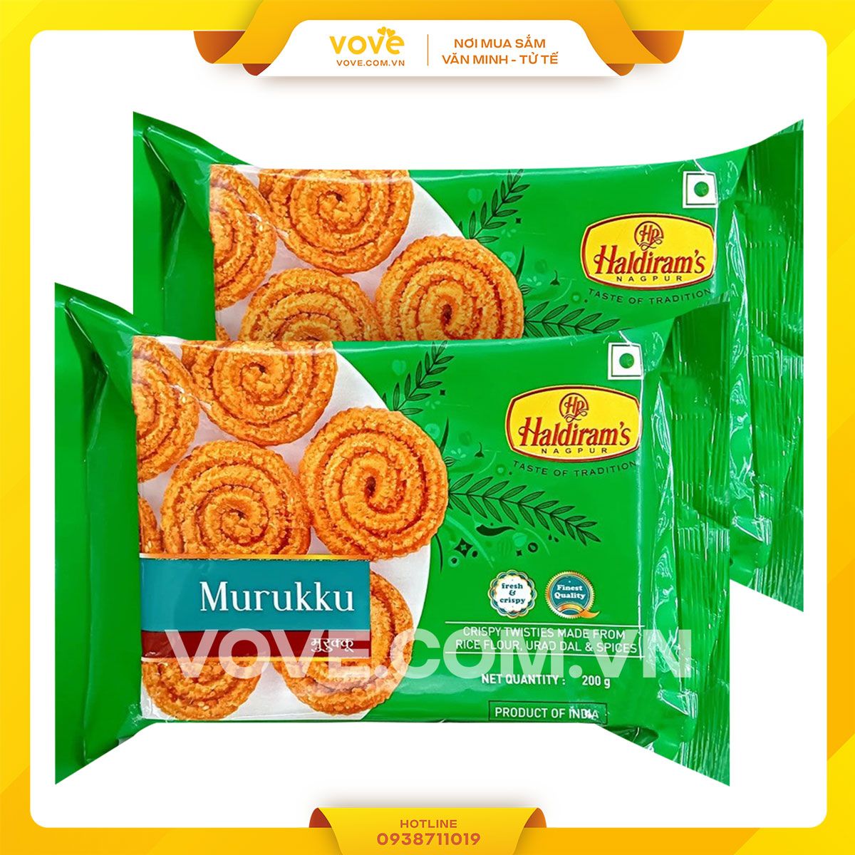 banh snack an lien an do haldirams murukku 200gr