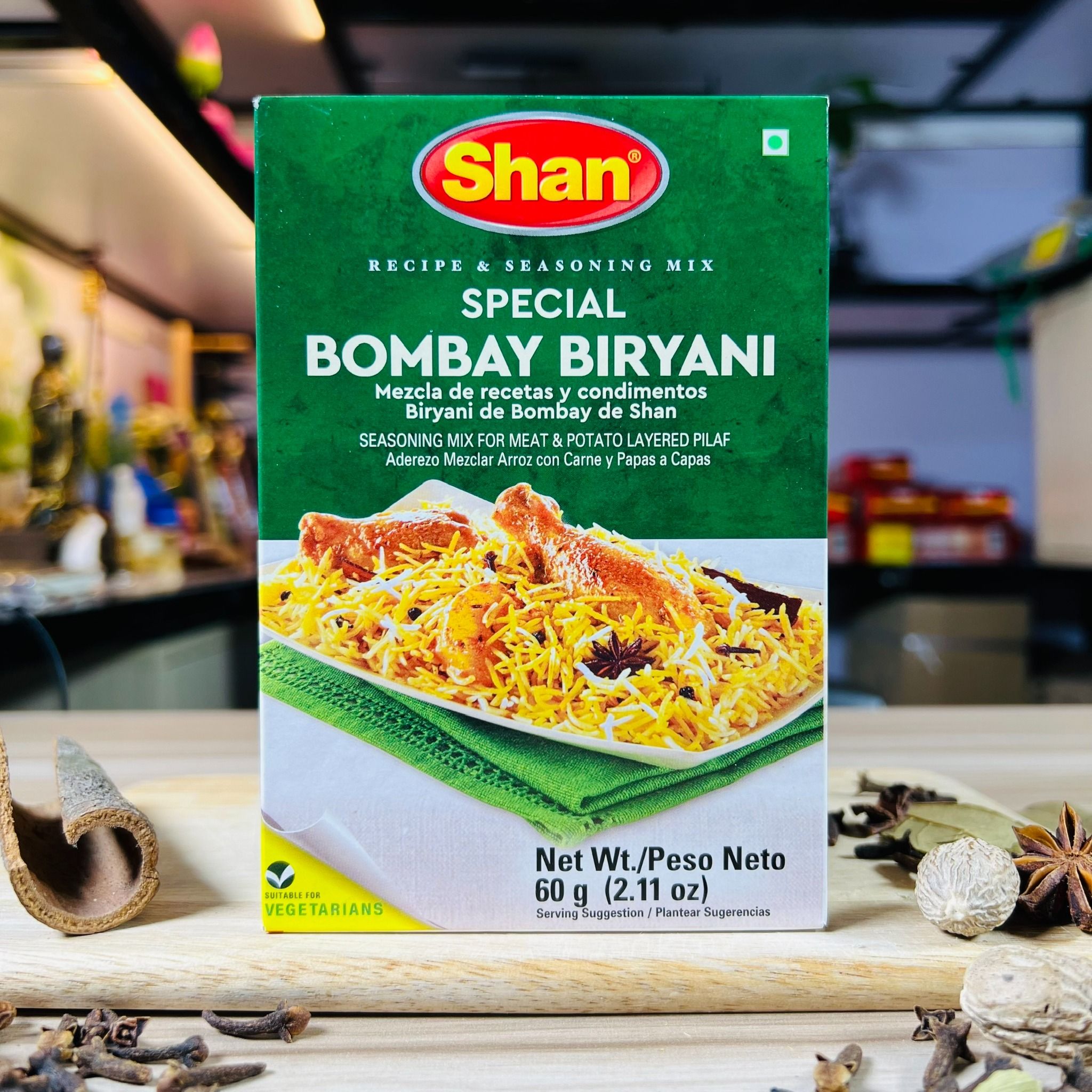 bot gia vi com ga an do shan bombay biryani 60gr