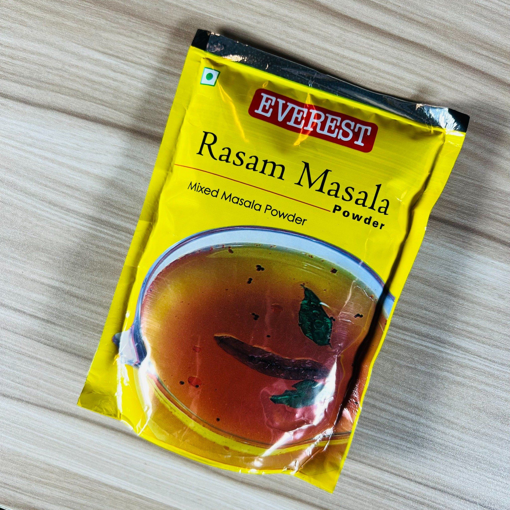 bot gia vi la sup chua cay truyen thong nam an do everest rasam masala powder 100gr goi