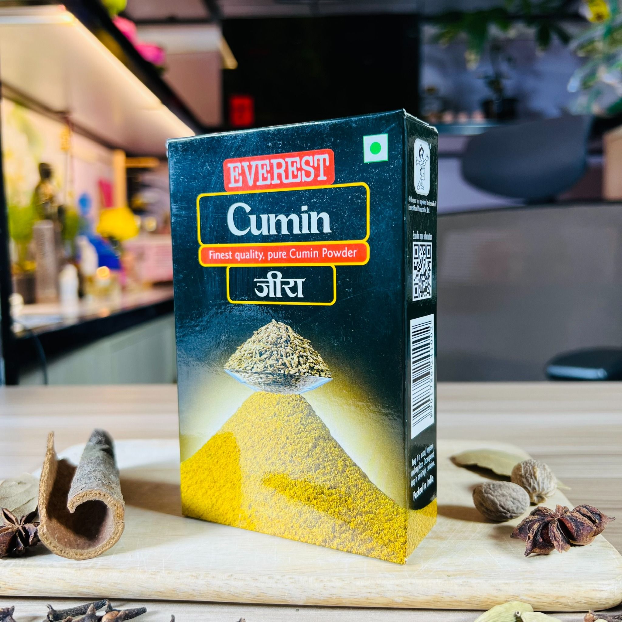 bot thi la an do everest cumin powder 100gr