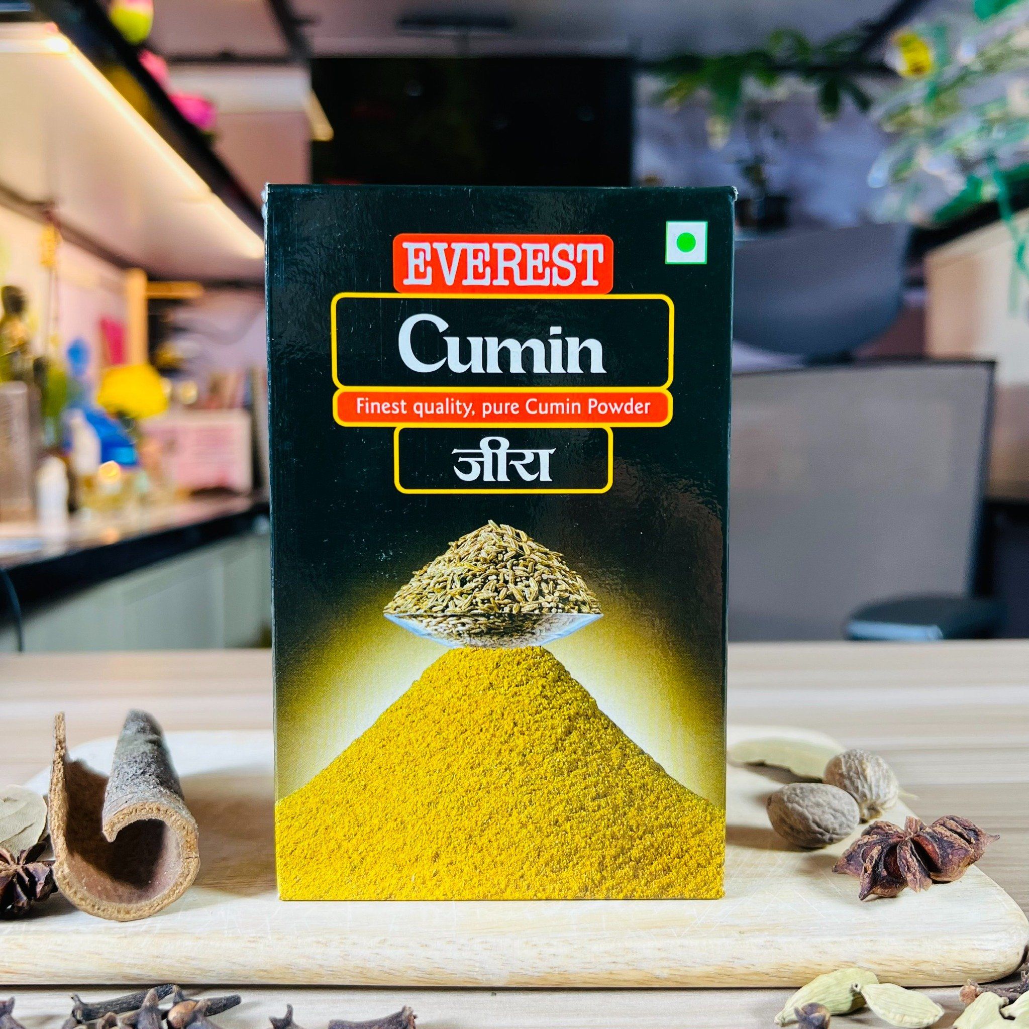 bot thi la an do everest cumin powder 100gr