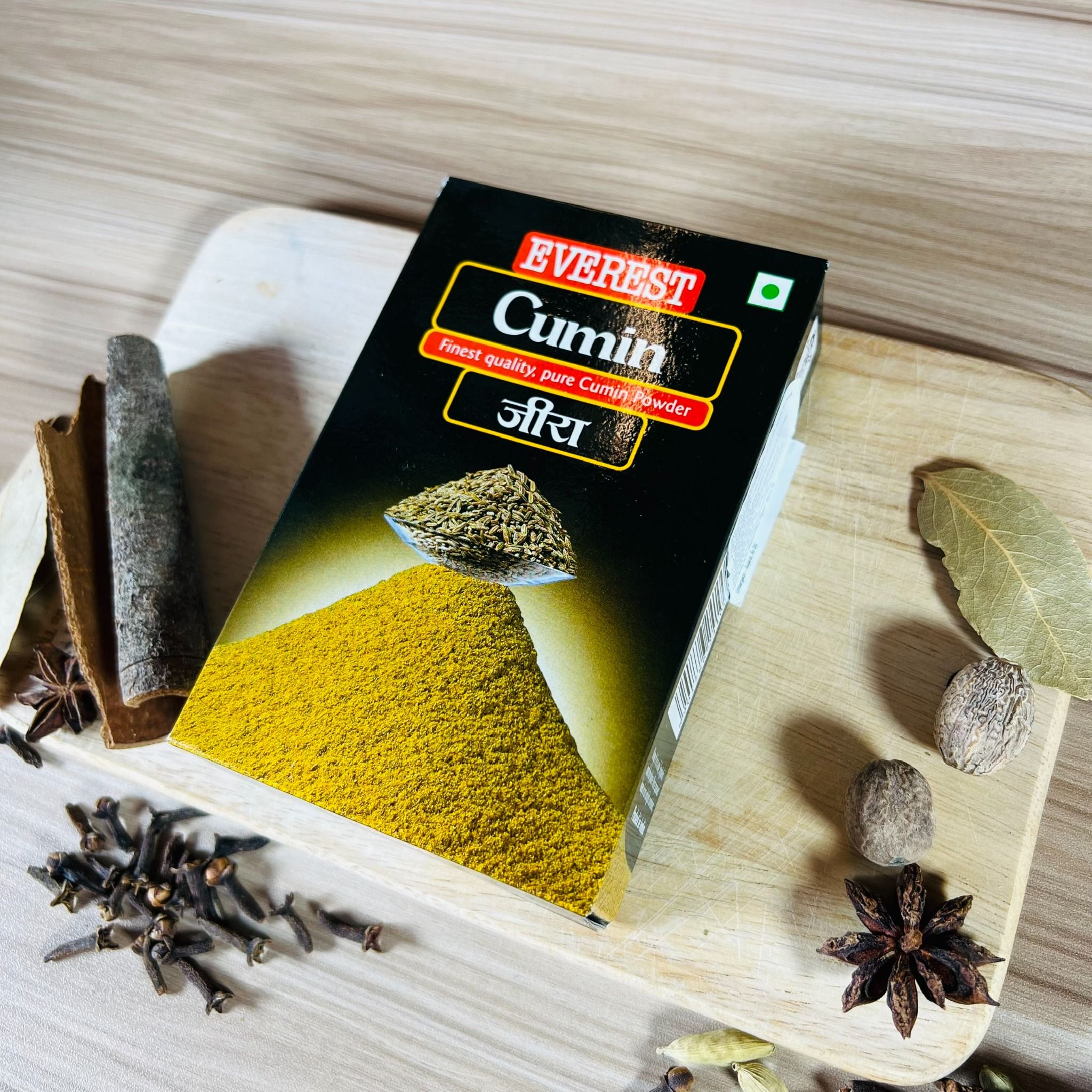 bot thi la an do everest cumin powder 100gr