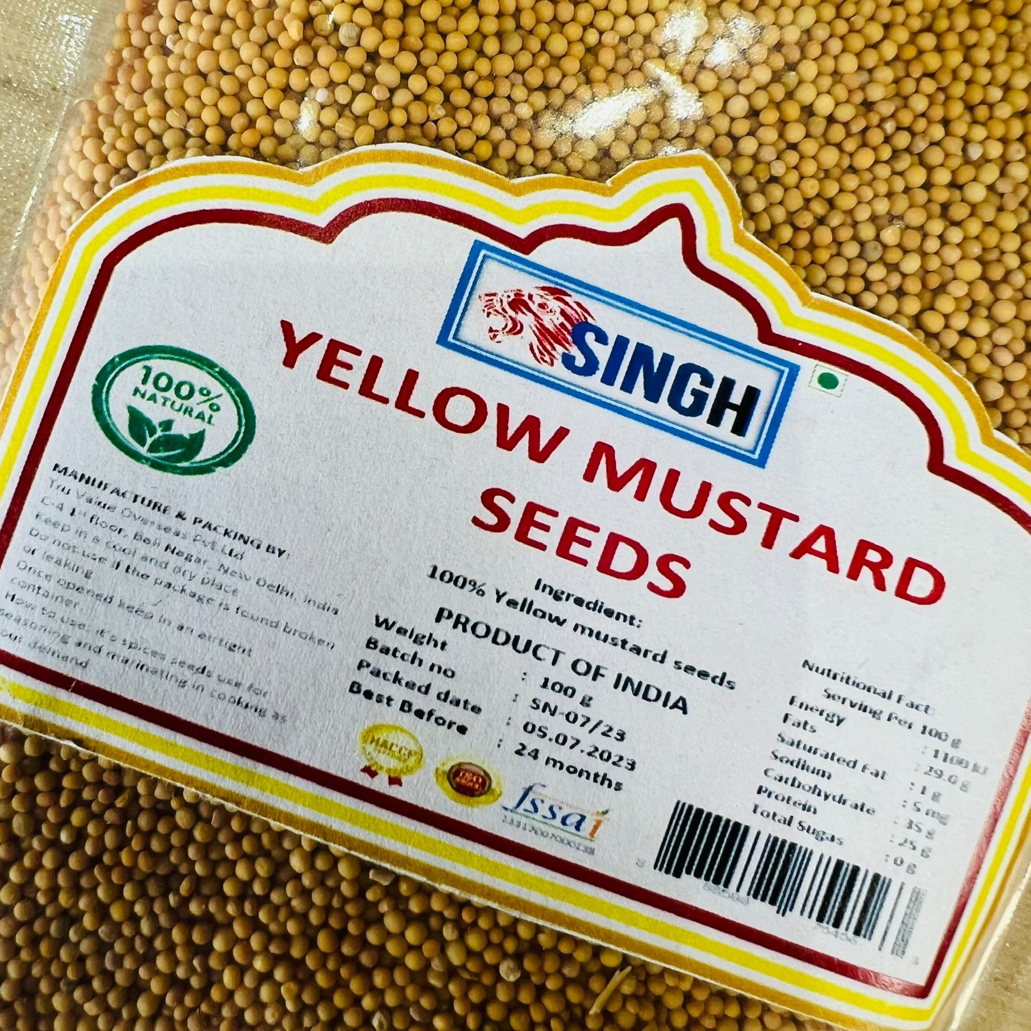 hat mu tat vang an do yellow mustart seeds 100gr