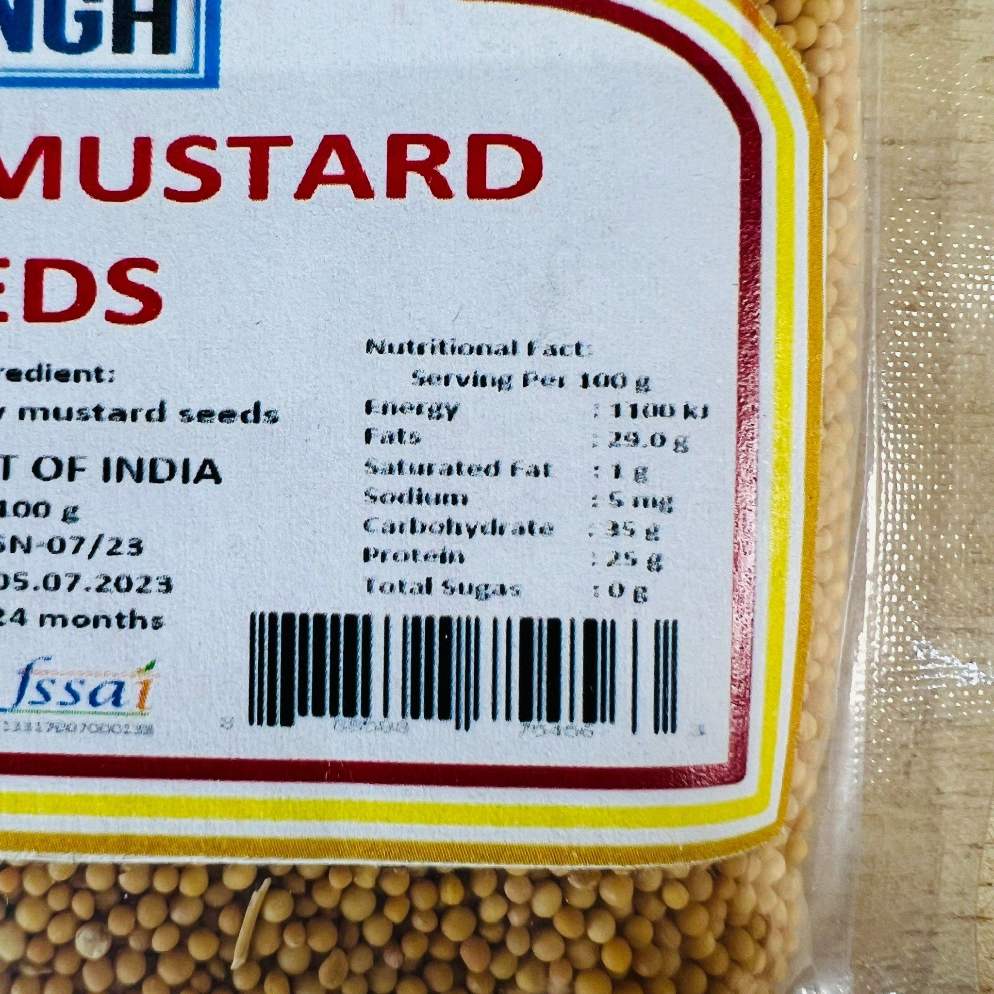 hat mu tat vang an do yellow mustart seeds 100gr
