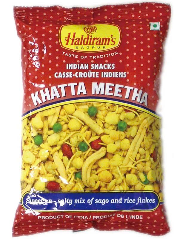 snack haldirams khatta meetha 150gr