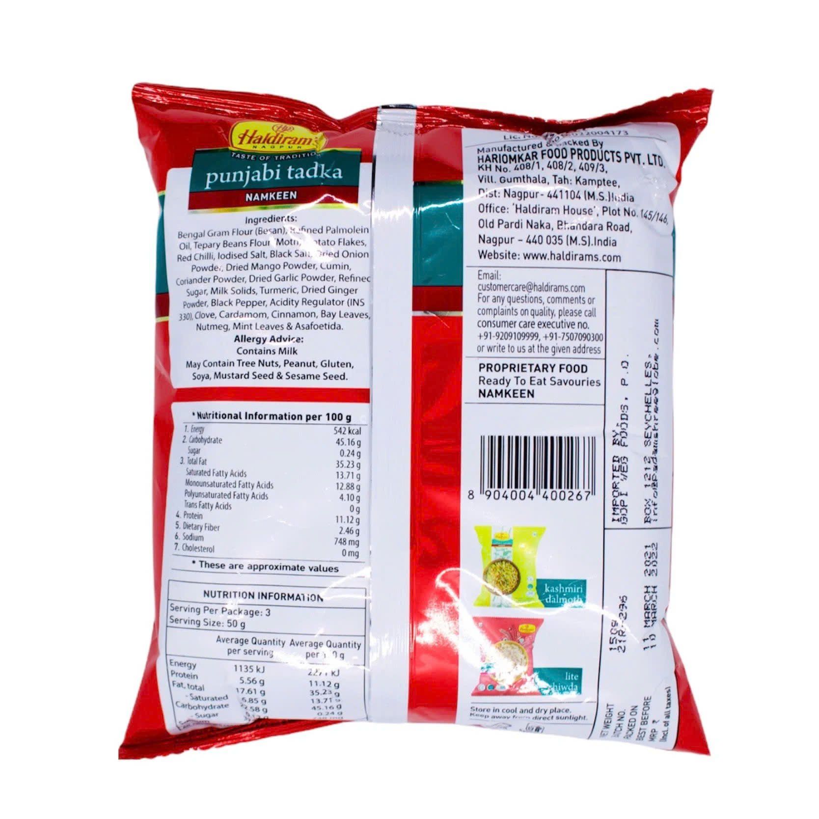 b 225 nh snack an lien an do haldirams punjabi tadka