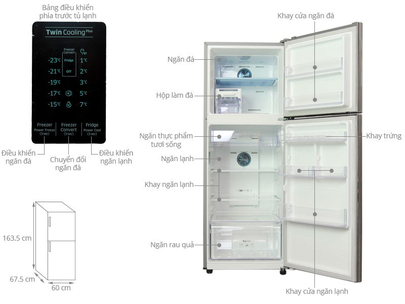 Tủ Lạnh Sanyo Sr-145pn(Vs)