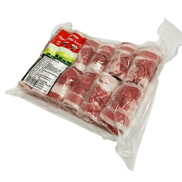 Ba Chỉ Bò Nhập Khẩu Lẩu Short Plate khay 500g