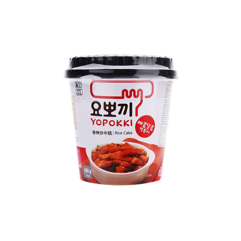 Bánh gạo Topokki vị cay ngọt 140g (Cốc)