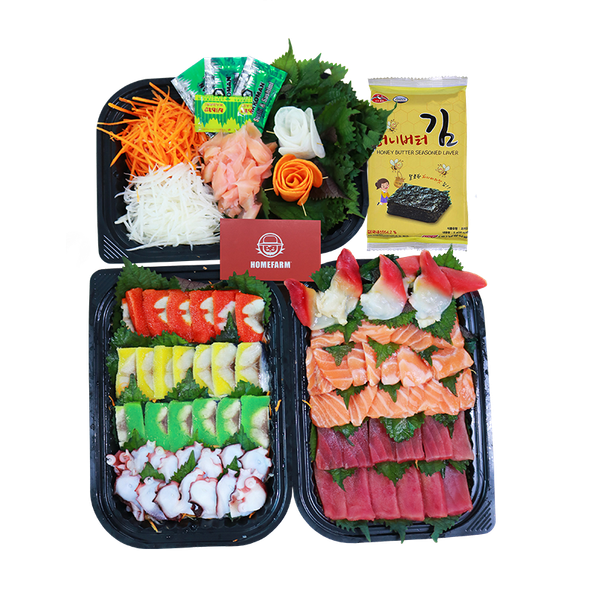 Set Sashimi tiện lợi