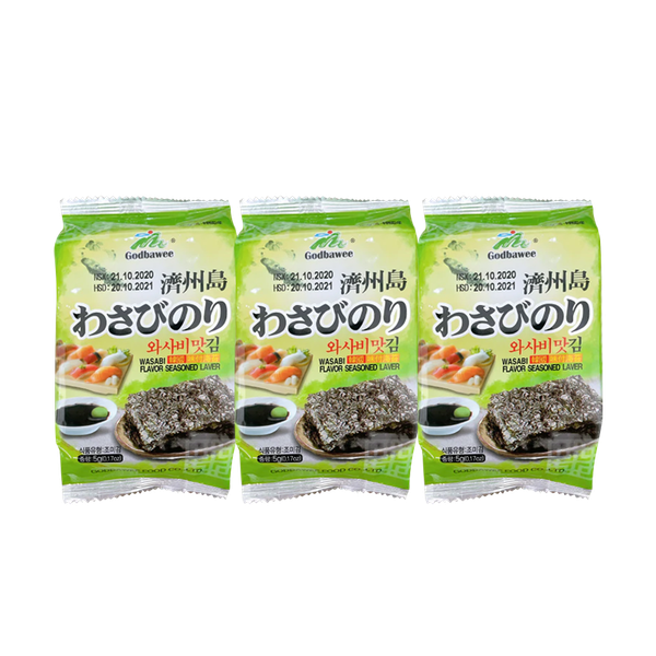 Tảo biển Godbawee vị wasabi 5g