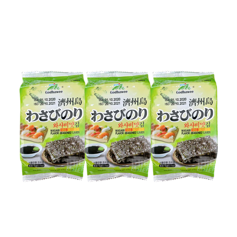 Tảo biển Godbawee vị wasabi 5g