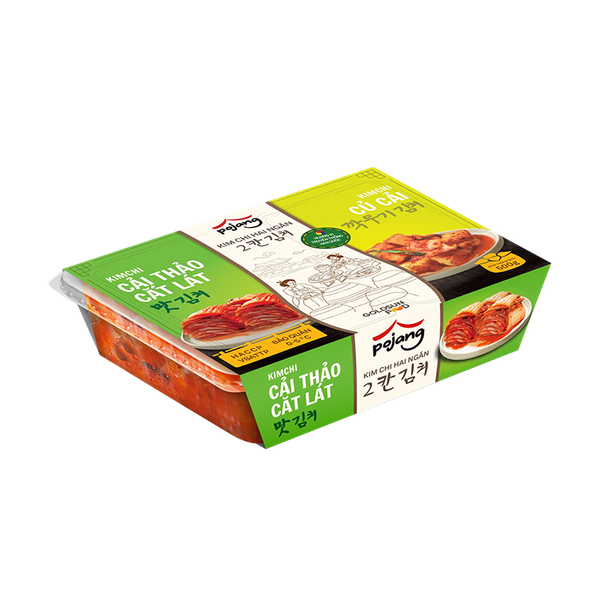 Kim Chi 2 ngăn cải thảo - củ cải 500g (Khu vực HN)