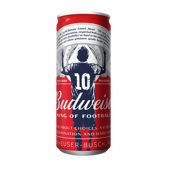 Bia Budweiser Sleek lon 330ml