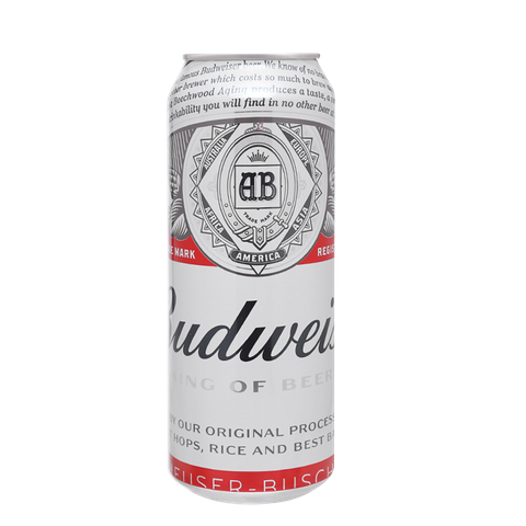 Bia Budweiser Sleek lon 500ml